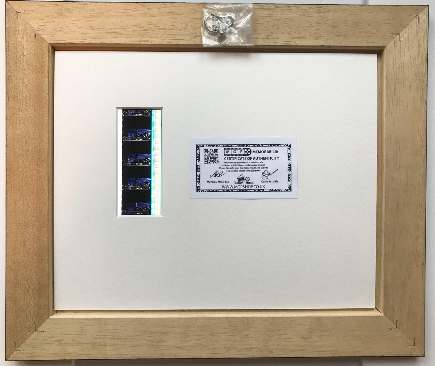 Handmade display featuring original film cells for The AMAZING SPIDER-MAN fans