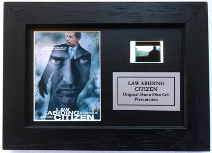 Hand crafted gift inc original Mini 35mm filmcells for a LAW ABIDING CITIZEN fan