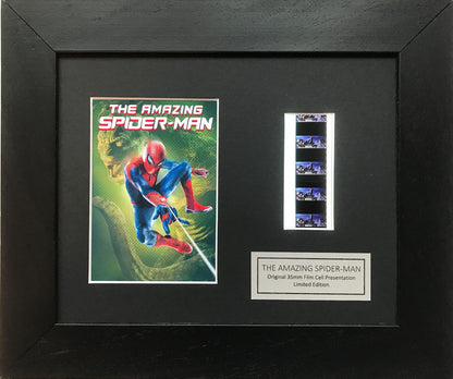 Handmade display featuring original film cells for The AMAZING SPIDER-MAN fans