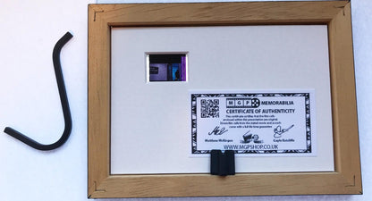 Handmade display featuring original Mini 35mm filmcell for DAWN of THE DEAD fans