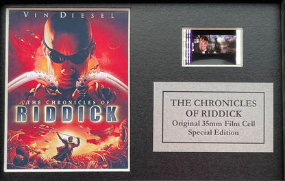 Handmade display inc original Mini film cells for THE CHRONICLES Of RIDDICK fans