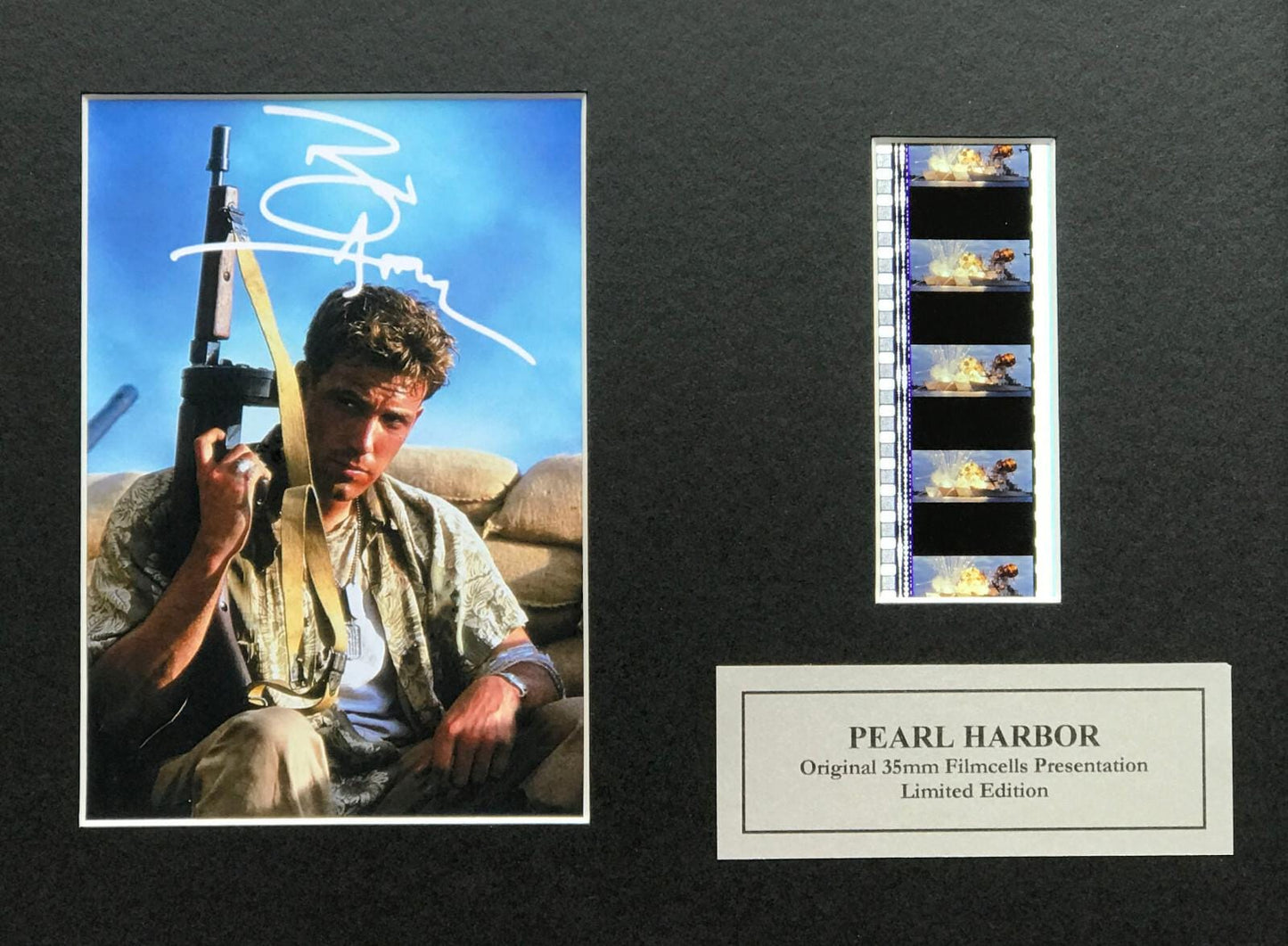 PEARL HARBOR of 2001 (Ben Affleck) Original 35mm film cell Memorabilia + COA