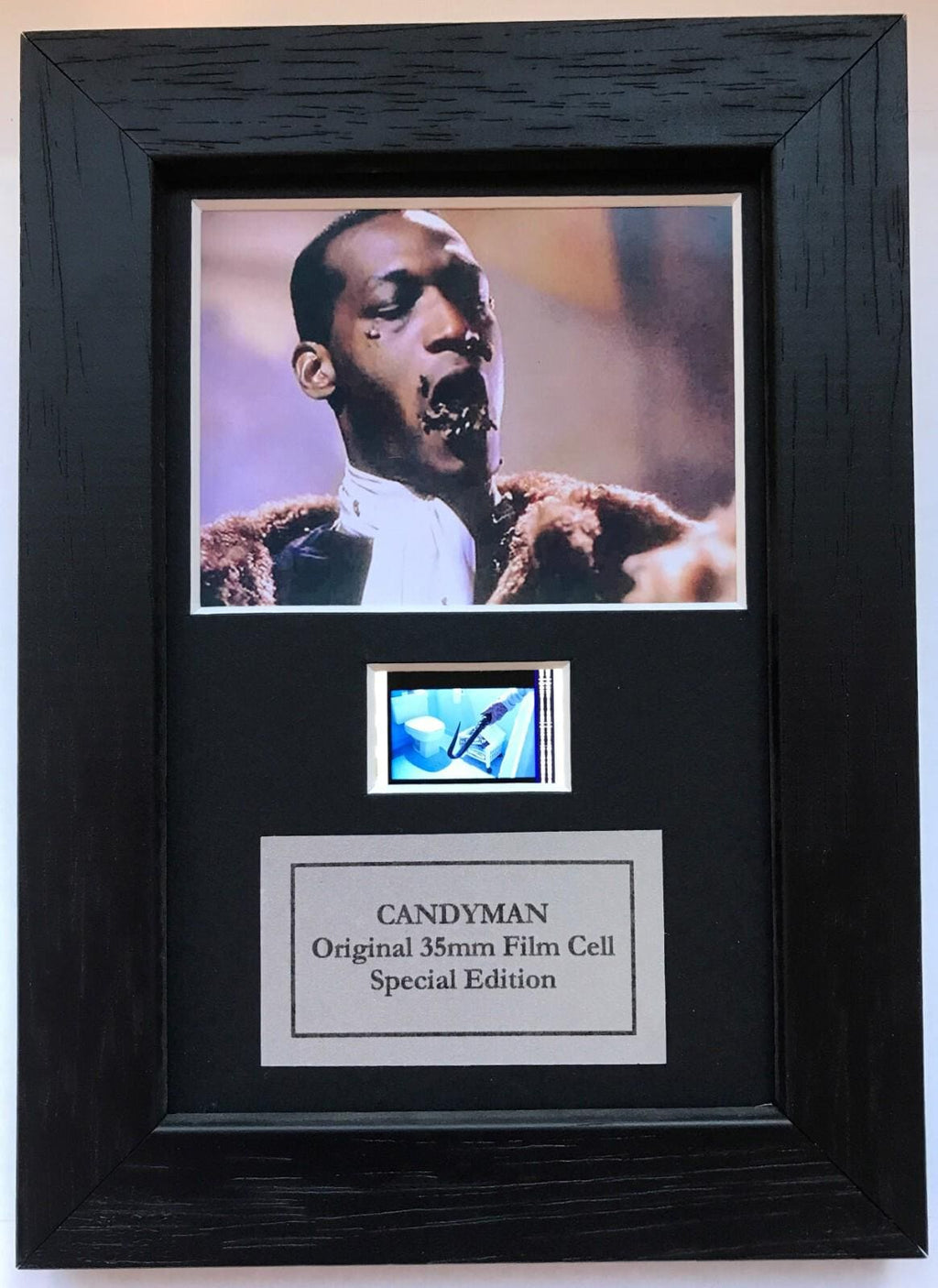 CANDYMAN of 1992 (Tony Todd) Original Mini 35mm Film Cell Memorabilia + COA