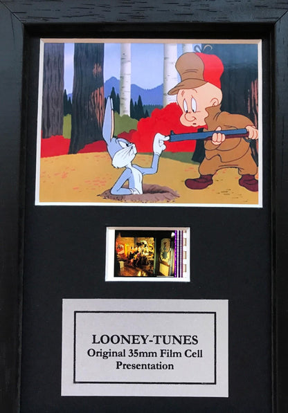 Hand crafted display featuring original Mini film cell for a LOONEY TUNES fan v2
