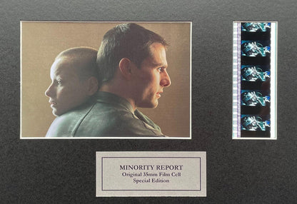 Hand crafted display featuring original film cells for MINORITY REPORT fans v2