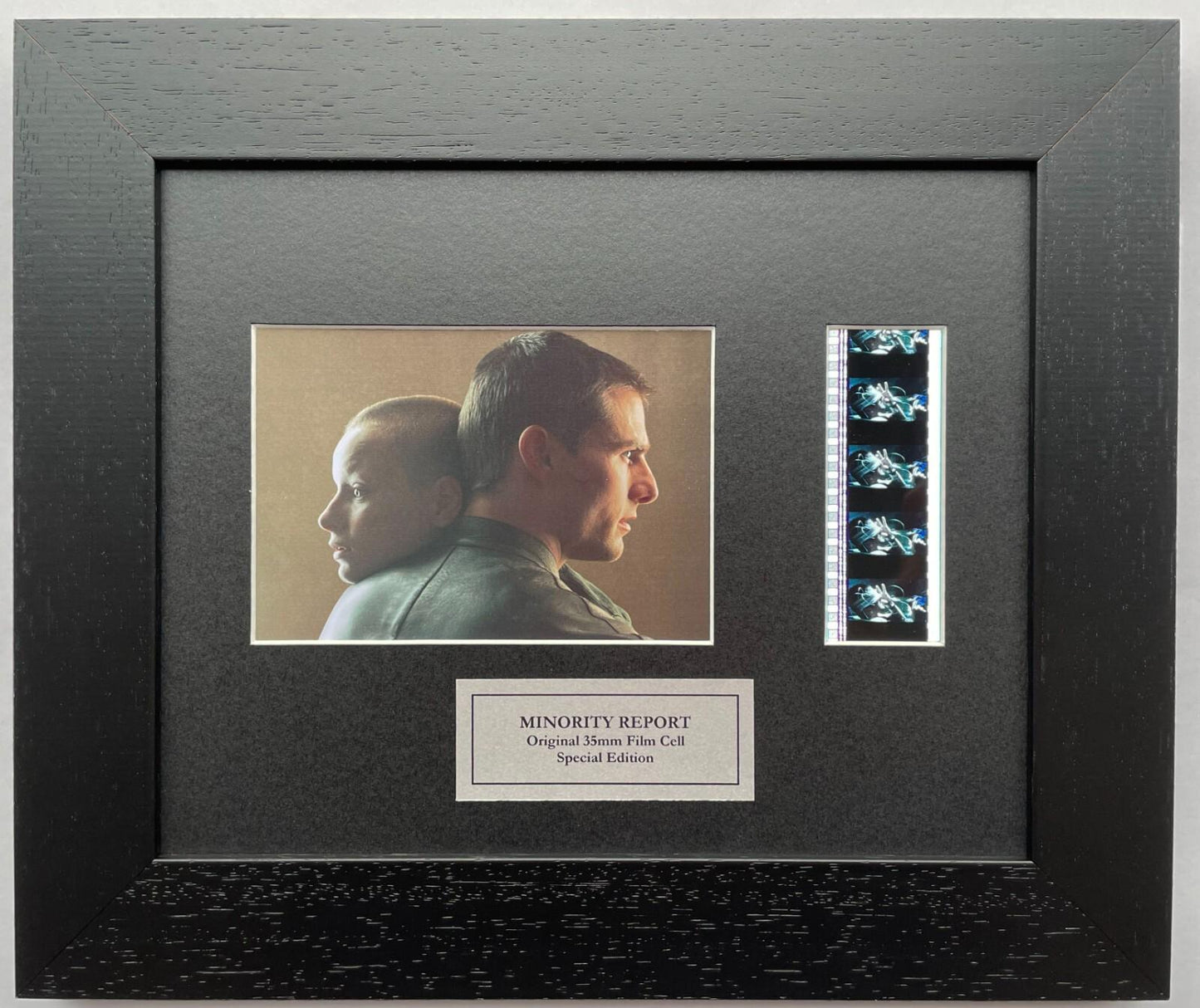 Hand crafted display featuring original film cells for MINORITY REPORT fans v2