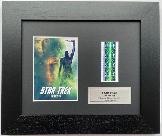 Hand crafted display featuring original filmcells for a Star Trek NEMESIS fan v3