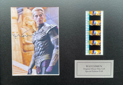 WATCHMEN Signed Repro Original 35mm Film Cells set in Quality Wood Frame + COA