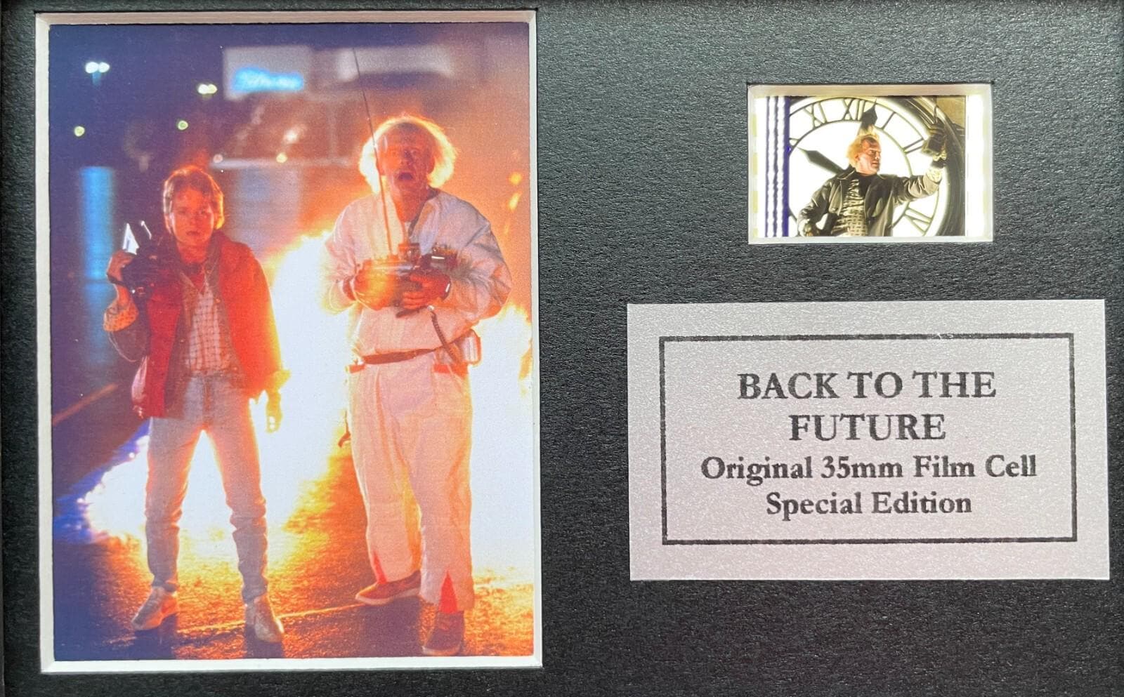 Back To The Future I (1985) Original 35mm film Cell Memorabilia + COA