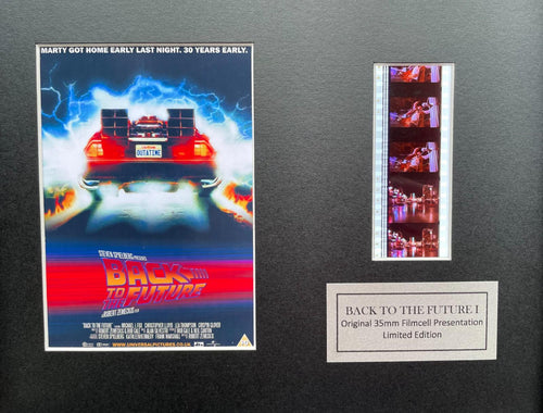 Back To The Future I (1985) Original 35mm film Cell Memorabilia + COA