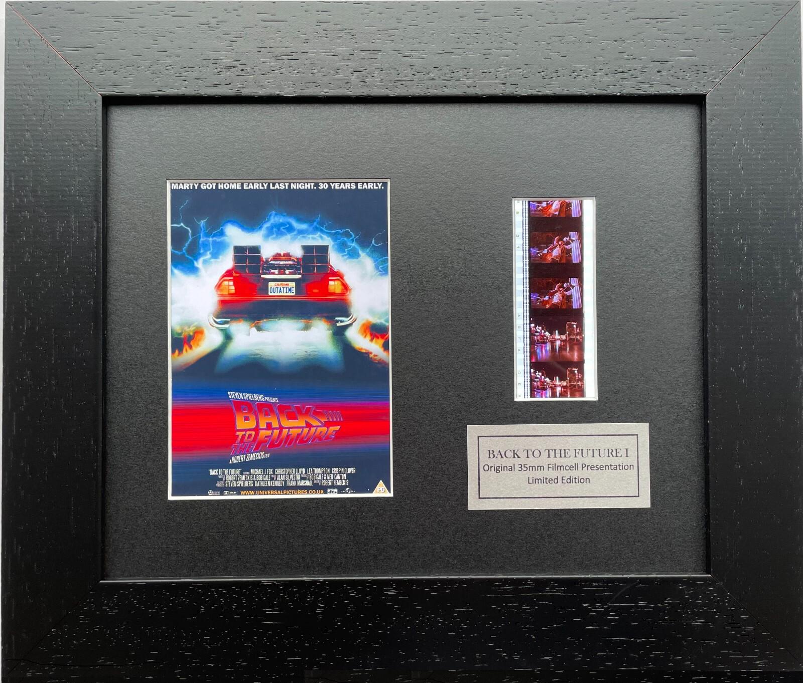 Back To The Future I (1985) Original 35mm film Cell Memorabilia + COA