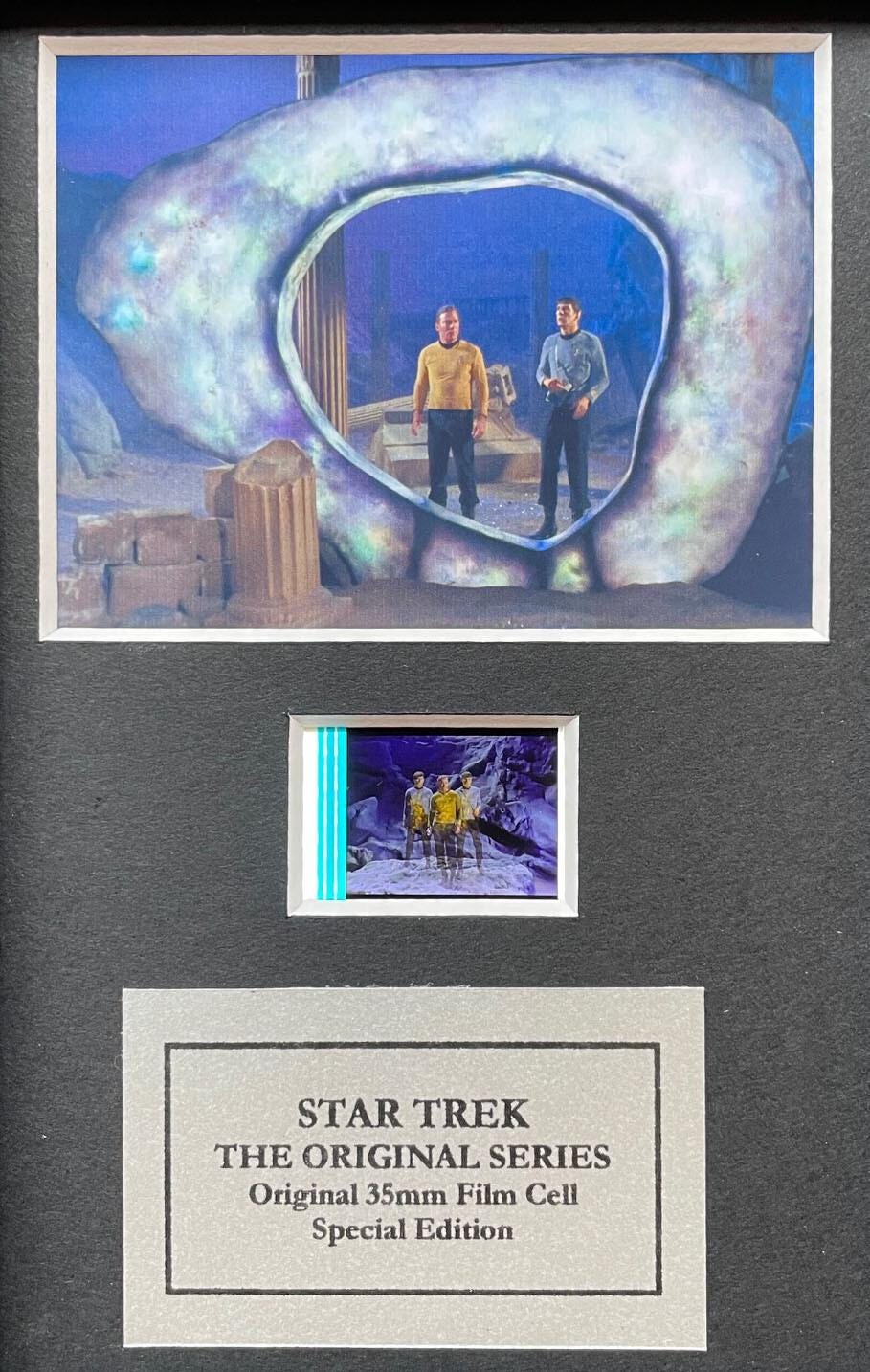 Handmade display inc original filmcell for Star Trek THE ORIGINAL SERIES fans v2