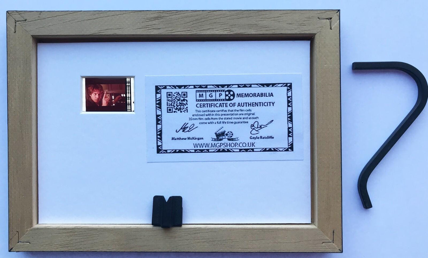 Handmade display inc original Mini 35mm film cells for a STAR WARS Ep V fan v1