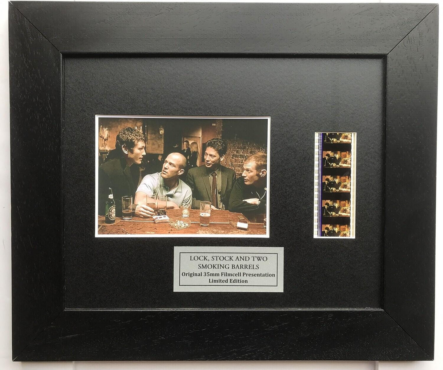 Handmade display inc original cells for a Lock, Stock & Two Smoking Barrels fan