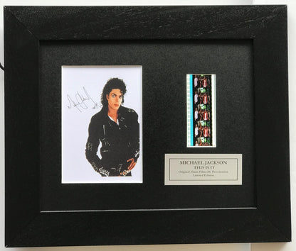 Handmade gift inc original filmcells for Michael Jackson fans for THIS IS IT vSR