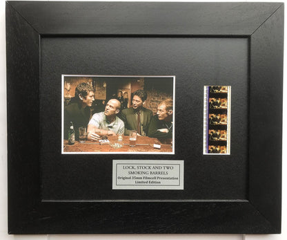 Handmade display inc original cells for a Lock, Stock & Two Smoking Barrels fan