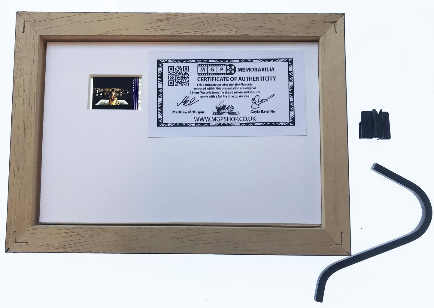 KILL BILL Original Mini 35mm Film Cells set in Quality Wood Frame + COA