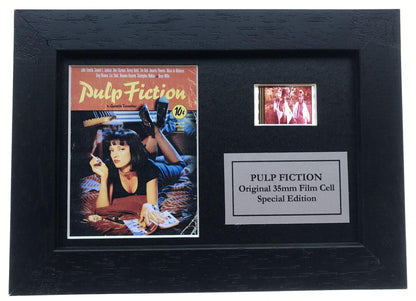 PULP FICTION Original Mini 35mm Film Cells set in Quality Wood Frame + COA