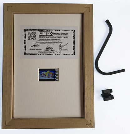 Hand crafted display featuring original Mini 35mm film cells for POKEMON fans