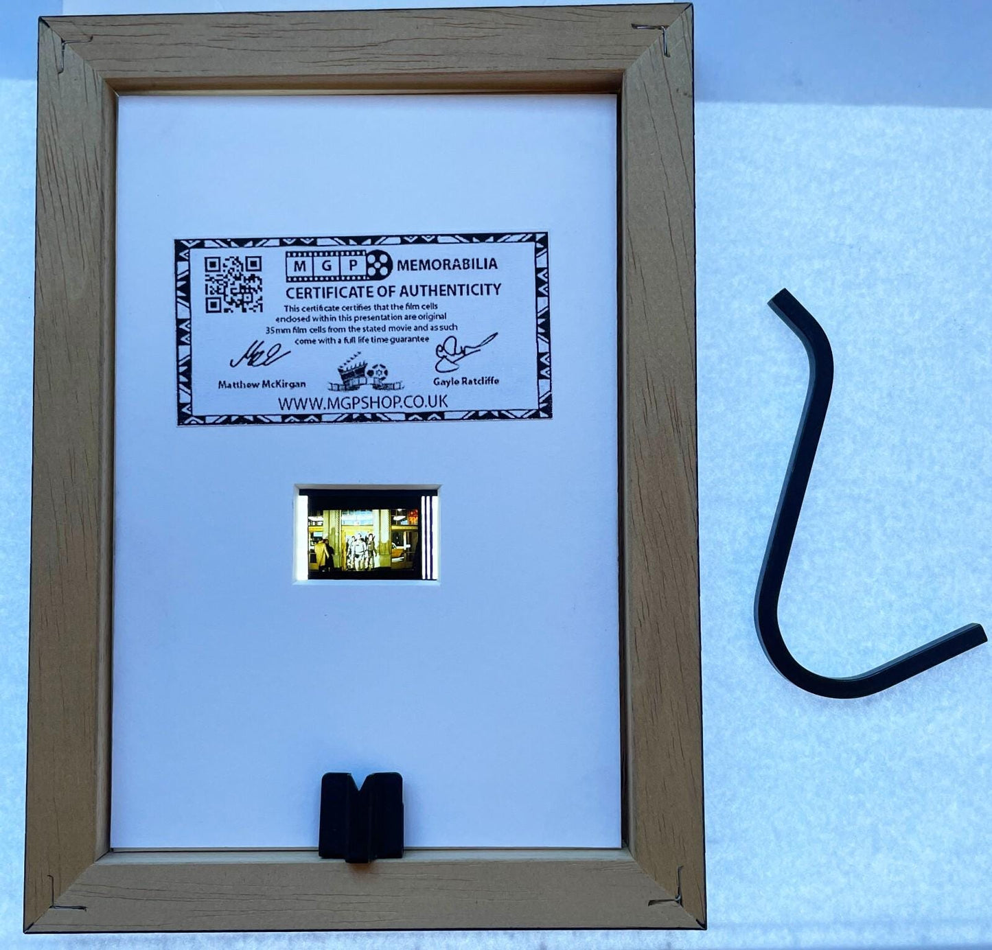 Hand Crafted display featuring original Mini film cells for a Ghostbusters fan v1
