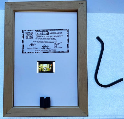 Hand Crafted display featuring original Mini film cells for a Ghostbusters fan v1