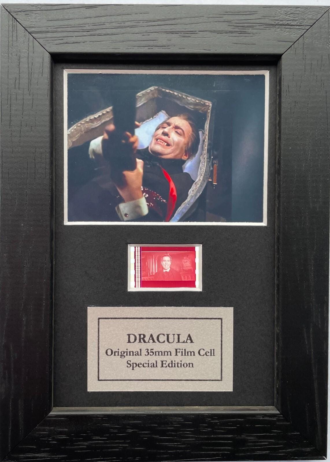 DRACULA Original Mini 35mm Film Cells set within Quality Wood Frame + COA