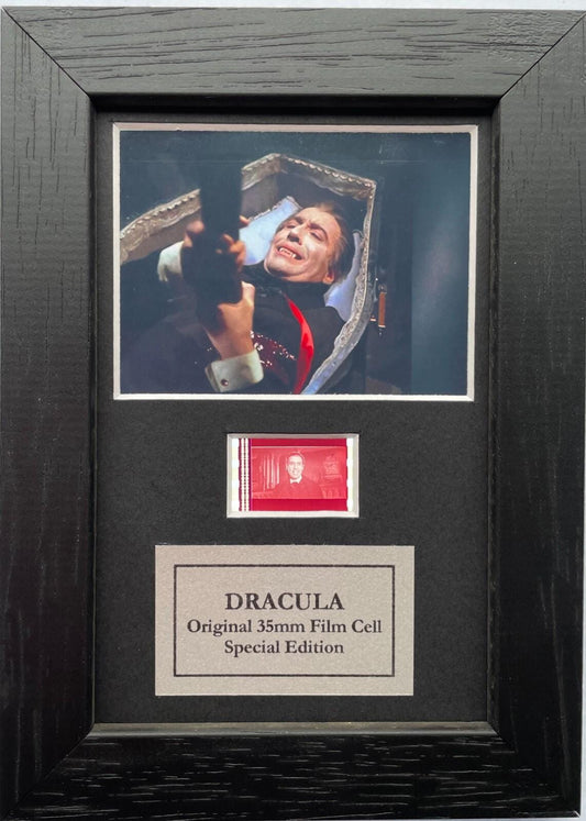 DRACULA Original Mini 35mm Film Cells set within Quality Wood Frame + COA