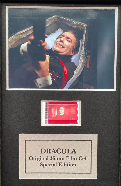 DRACULA Original Mini 35mm Film Cells set within Quality Wood Frame + COA