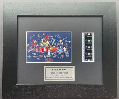 Handmade display inc original 35mm film cells for a STAR WARS Ep III fan vSR