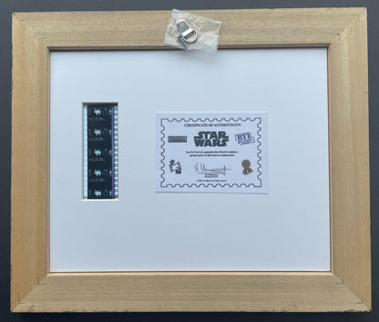 Handmade display inc original 35mm film cells for a STAR WARS Ep III fan vSR