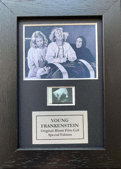 Hand crafted display inc original Mini 35mm filmcell for YOUNG FRANKENSTEIN fans