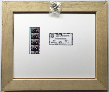 Hand crafted display featuring original 35mm film cells for TAXI 2004 fans + COA