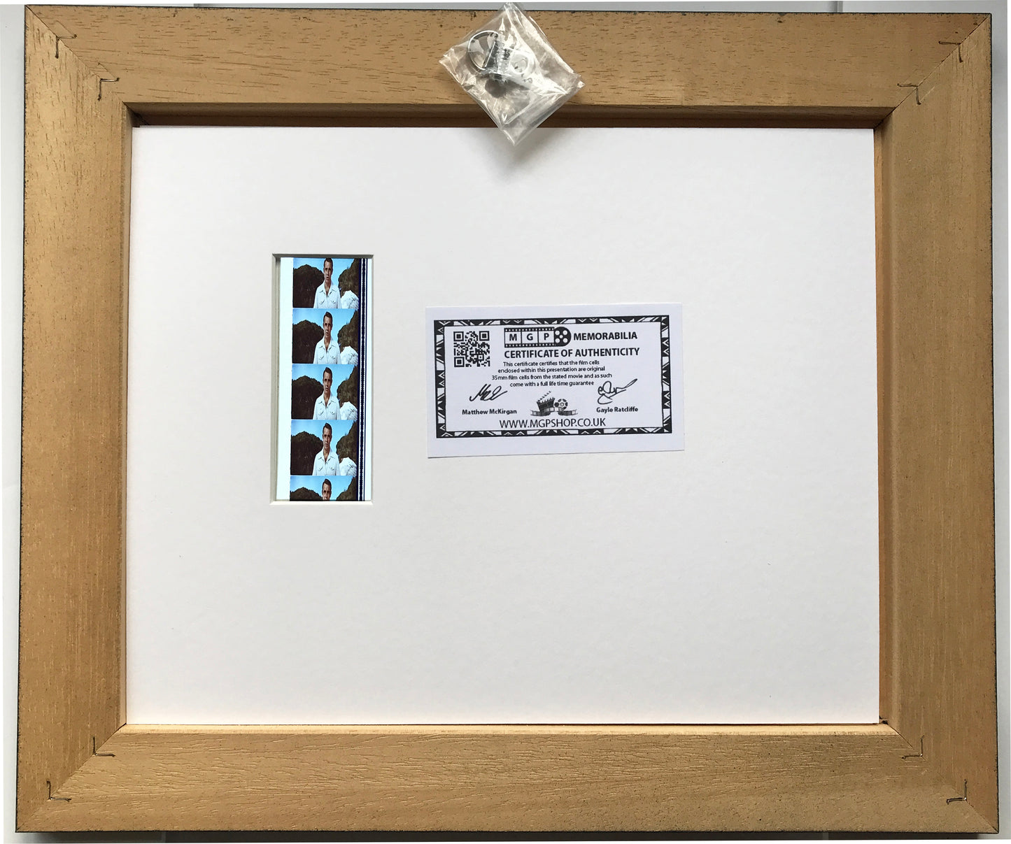Handmade gift inc original film cells for James Bond Diamonds Are Forever fans