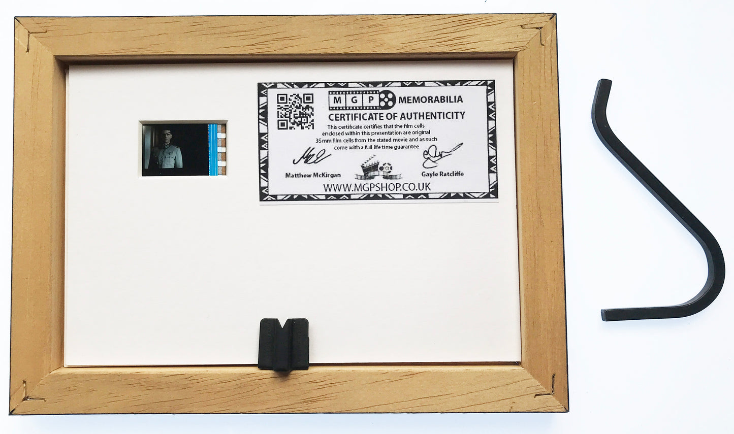 VALKYRIE Original Mini 35mm Film Cells set within Quality Wood Frame + COA