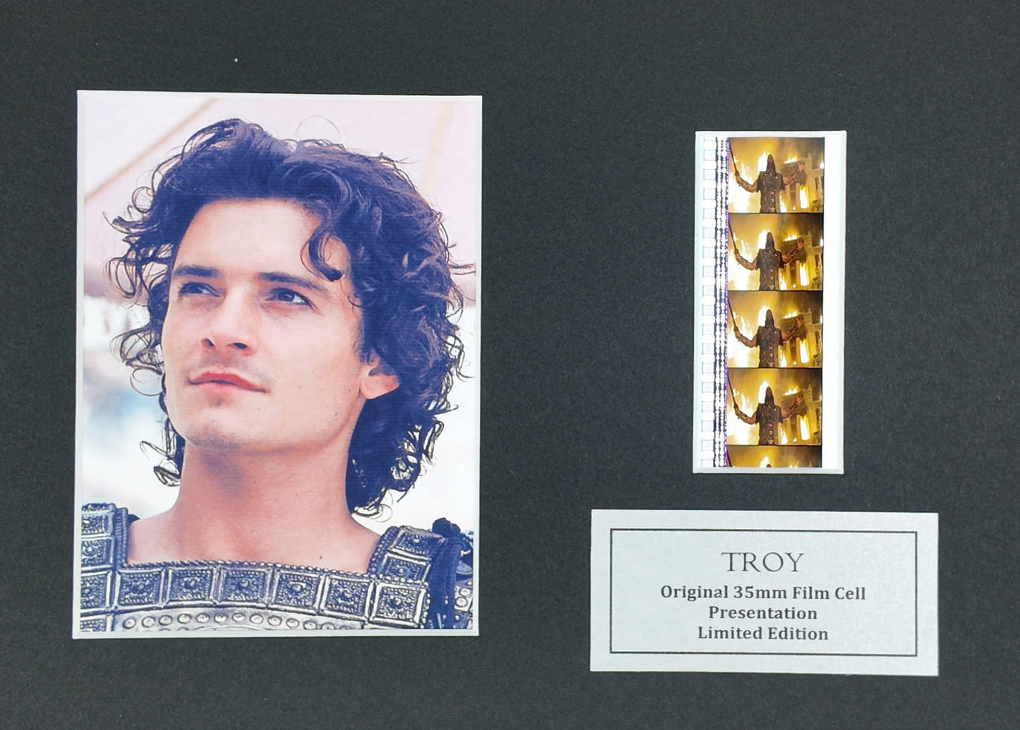 TROY Original 35mm Film Cells set in Quality Wood Frame + COA v2