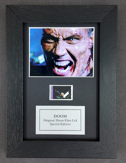 DOOM Original Mini 35mm Film Cells set in Quality Wood Frame + COA v2