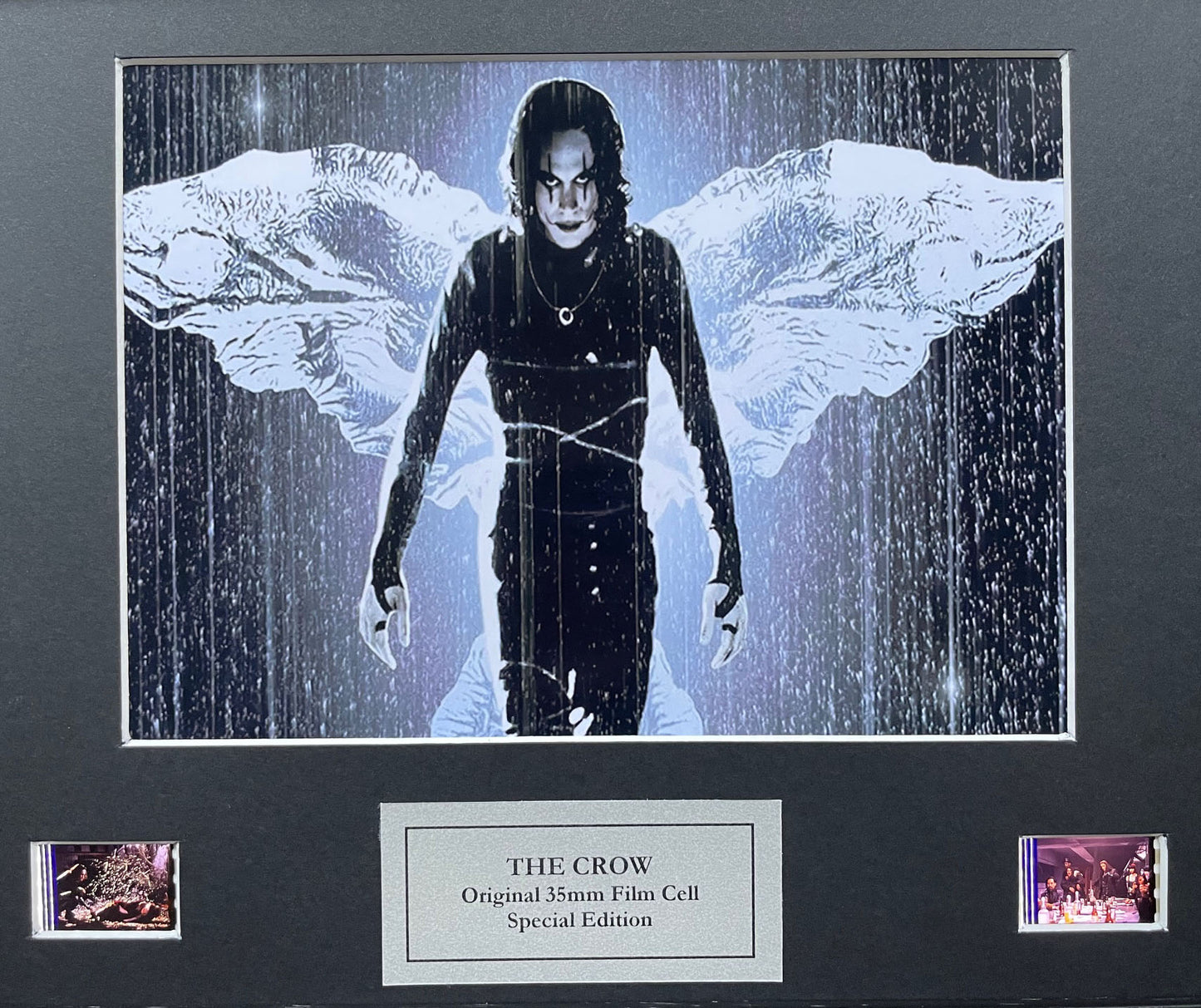 THE CROW of 1994 (Brandon Lee) Original 35mm Film Cell Memorabilia + COA
