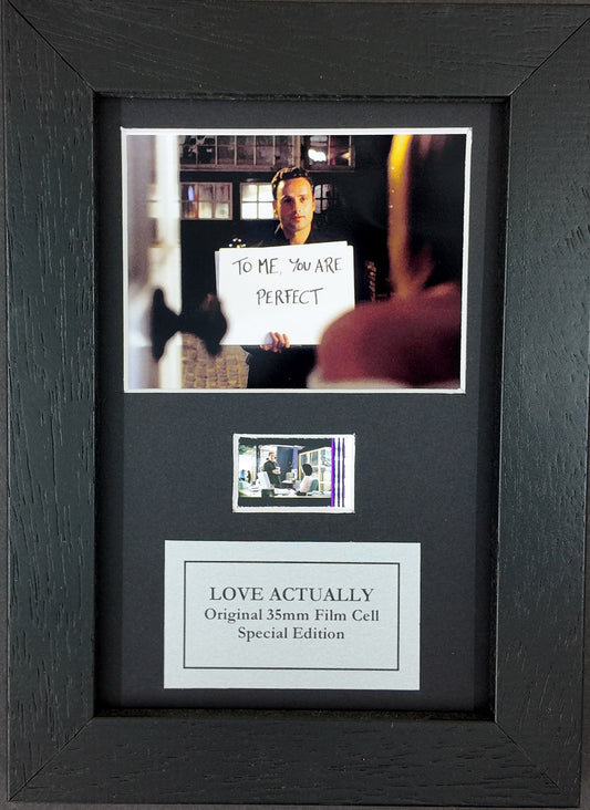 LOVE ACTUALLY Original Mini 35mm Film Cell set in Quality Wood Frame + COA