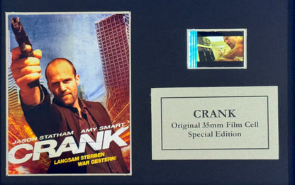 CRANK of 2006 Original Mini 35mm Film Cells set within Quality Wood Frame + COA