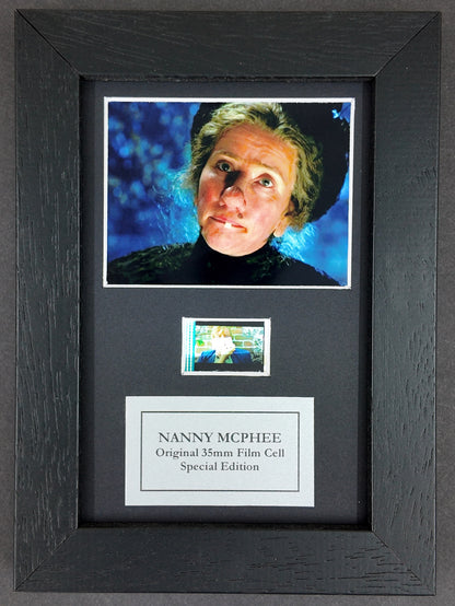NANNY MCPHEE Original Mini 35mm Film Cells set in Quality Wood Frame + COA