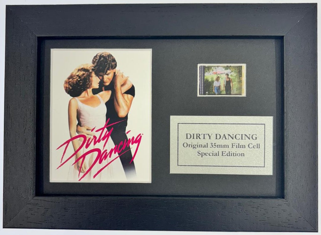 Hand crafted display featuring original 35mm film cell for DIRTY DANCING fans v2