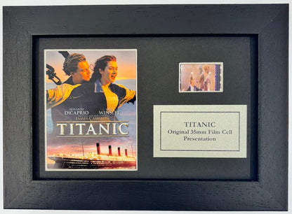 TITANIC Original Mini 35mm Film Cells set in Quality Wood Frame + COA v2