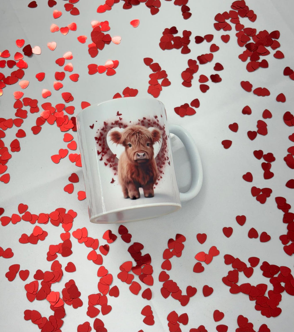 Hand crafted 11oz coffee mug perfect for Valentine's Day