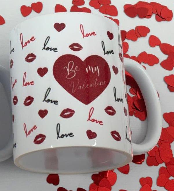 Hand crafted 11oz coffee mug perfect for Valentine's Day v2