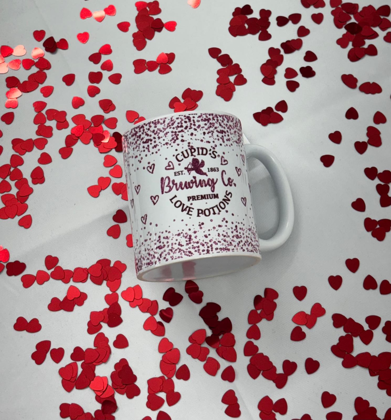 Hand crafted 11oz coffee mug perfect for Valentine's Day v3