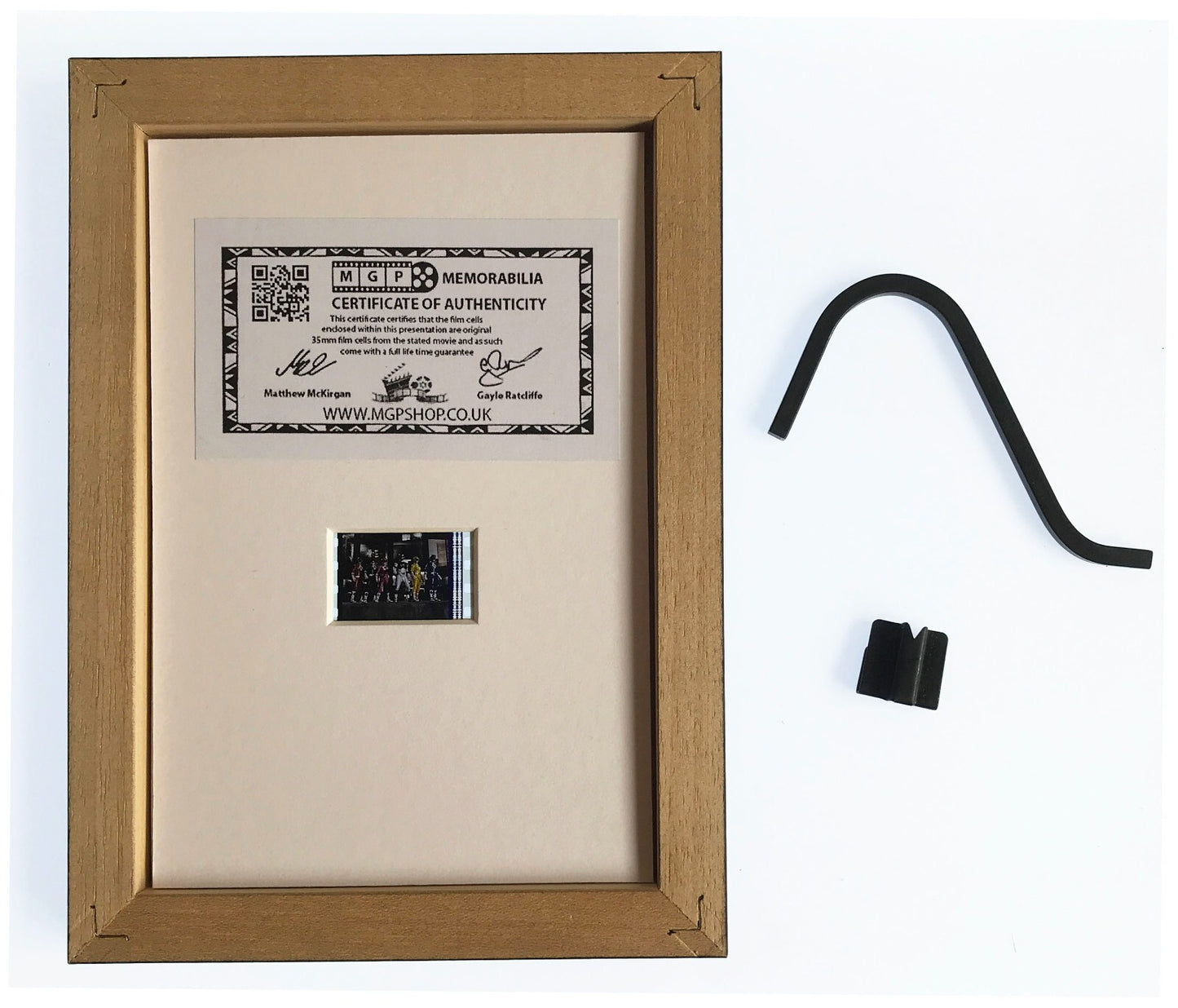 Power Rangers Original Mini 35mm Film Cells set within Quality Wood Frame + COA