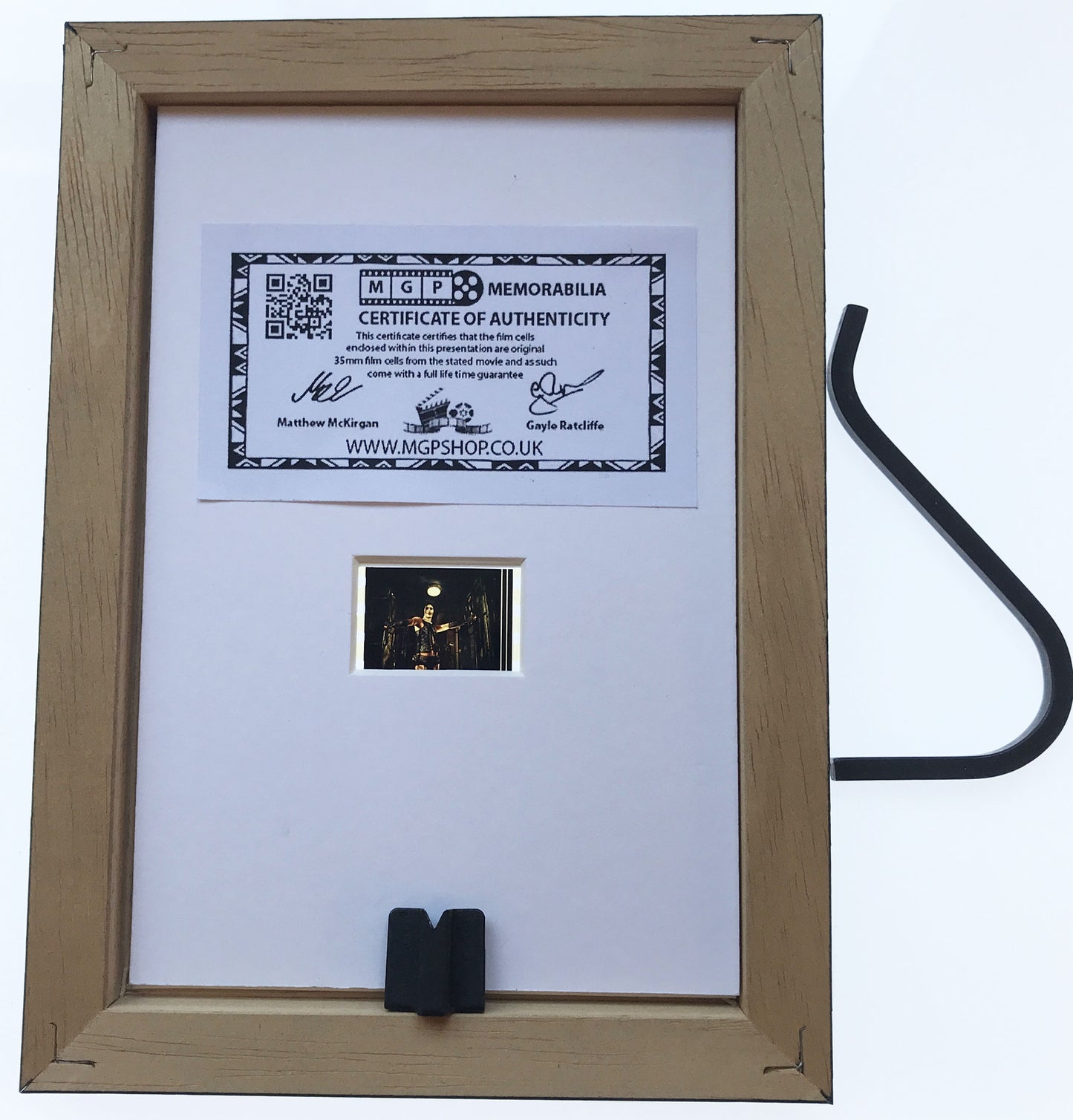 Handmade gift featuring original Mini film cells for BIG FAT LIAR fans