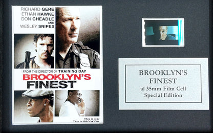Handmade gift featuring original Mini film cell for BROOKLYN'S FINEST fans + C0A
