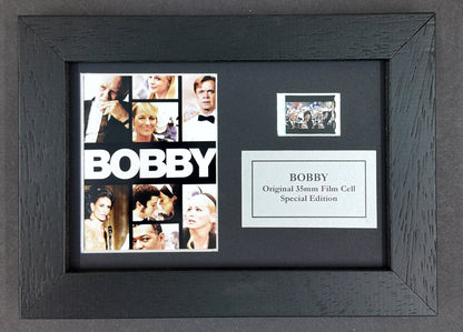 Handmade gift featuring original Mini film cells for BOBBY (Emilio Estevez) fans