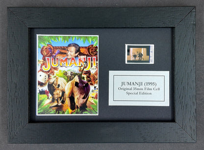 Handmade gift featuring original Mini film cells for JUMANJI 1995 fans